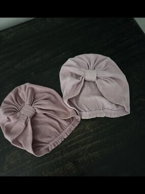 Zara Girls Knot Turban Hat - Dusty Mauve